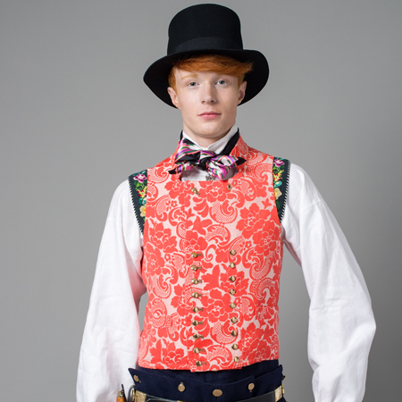 Blomstret vest